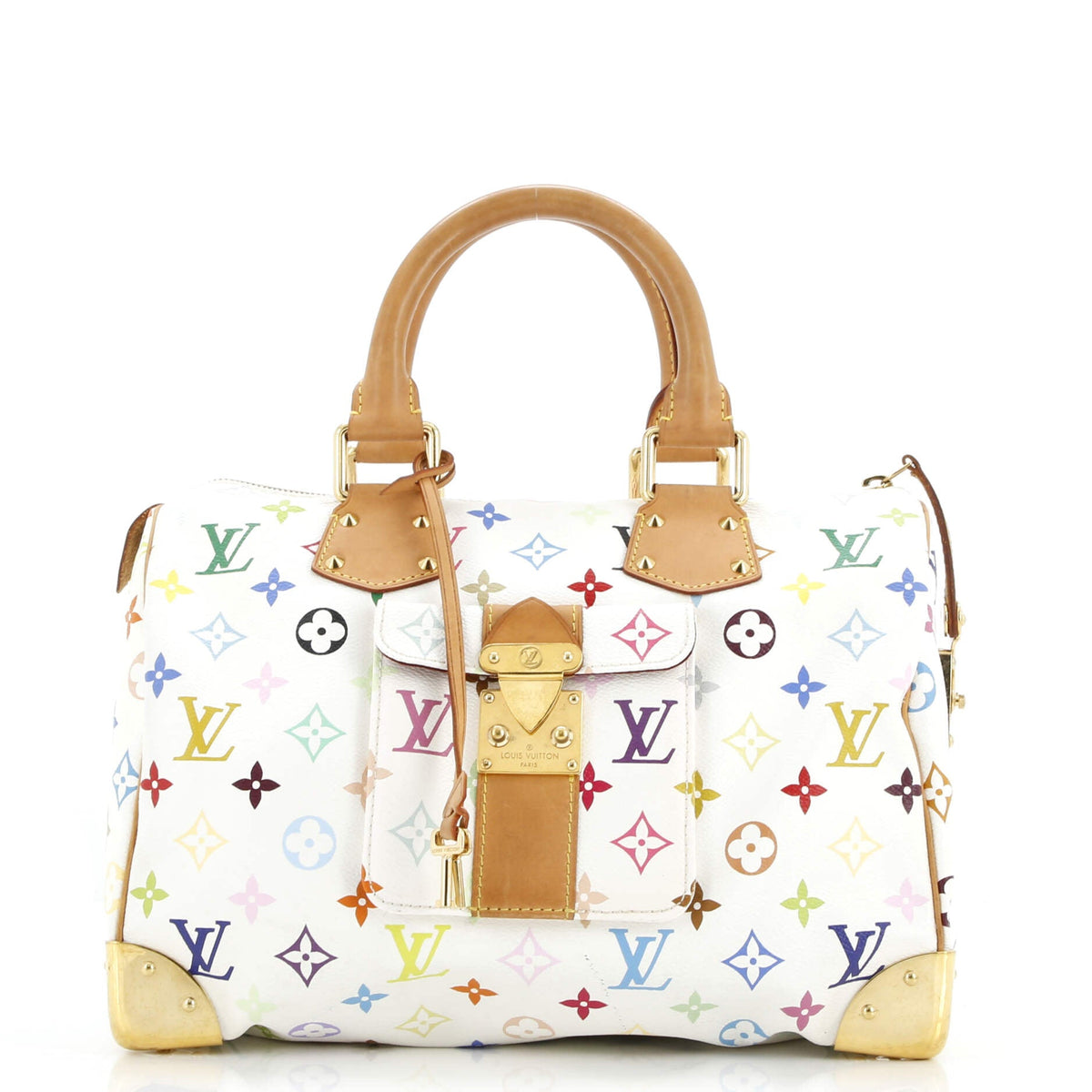 Louis Vuitton Speedy Handbag Monogram Multicolor 30