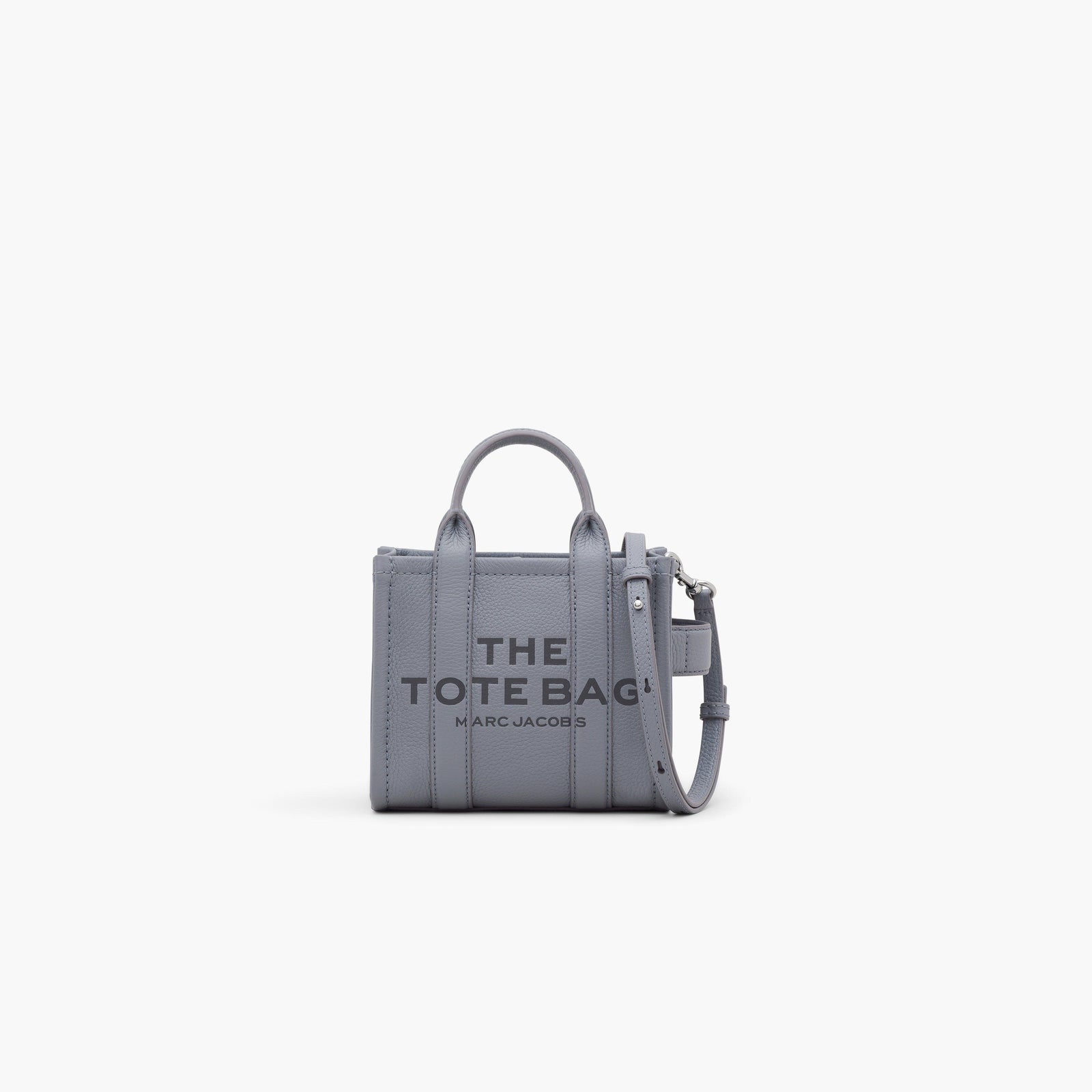 Marc Jacobs The Leather Crossbody Tote Bag in Wolf Grey