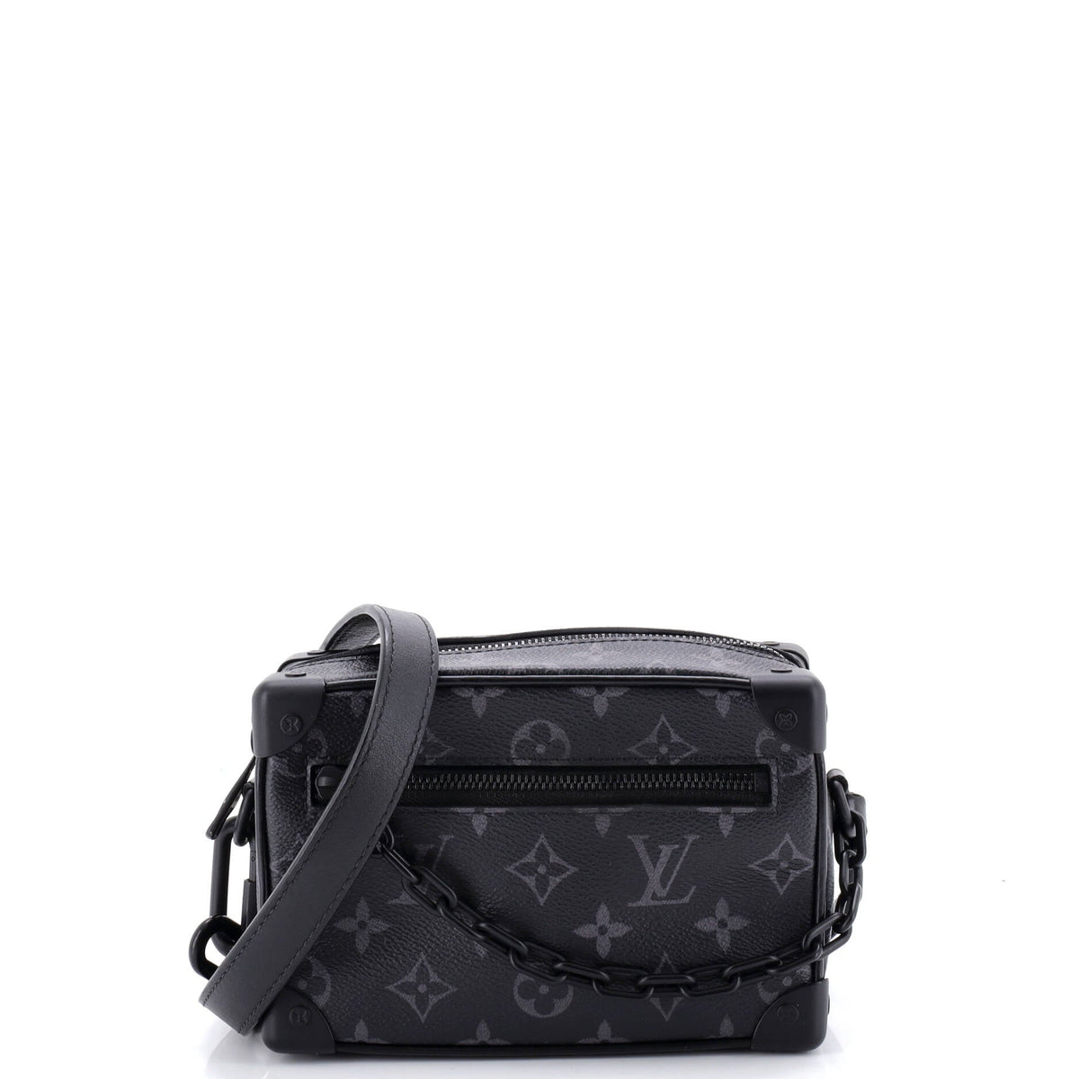 Louis Vuitton Soft Trunk Bag Monogram Eclipse Canvas Mini
