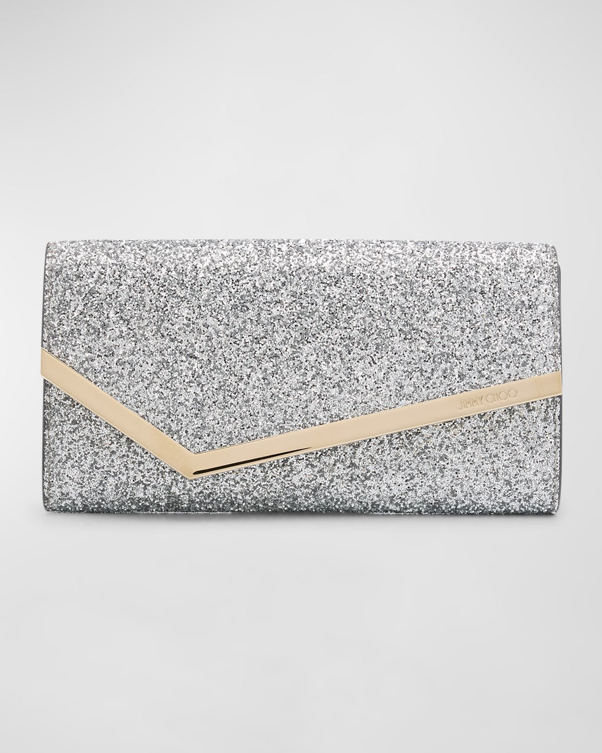 Jimmy Choo Emmie Glitter Clutch Bag