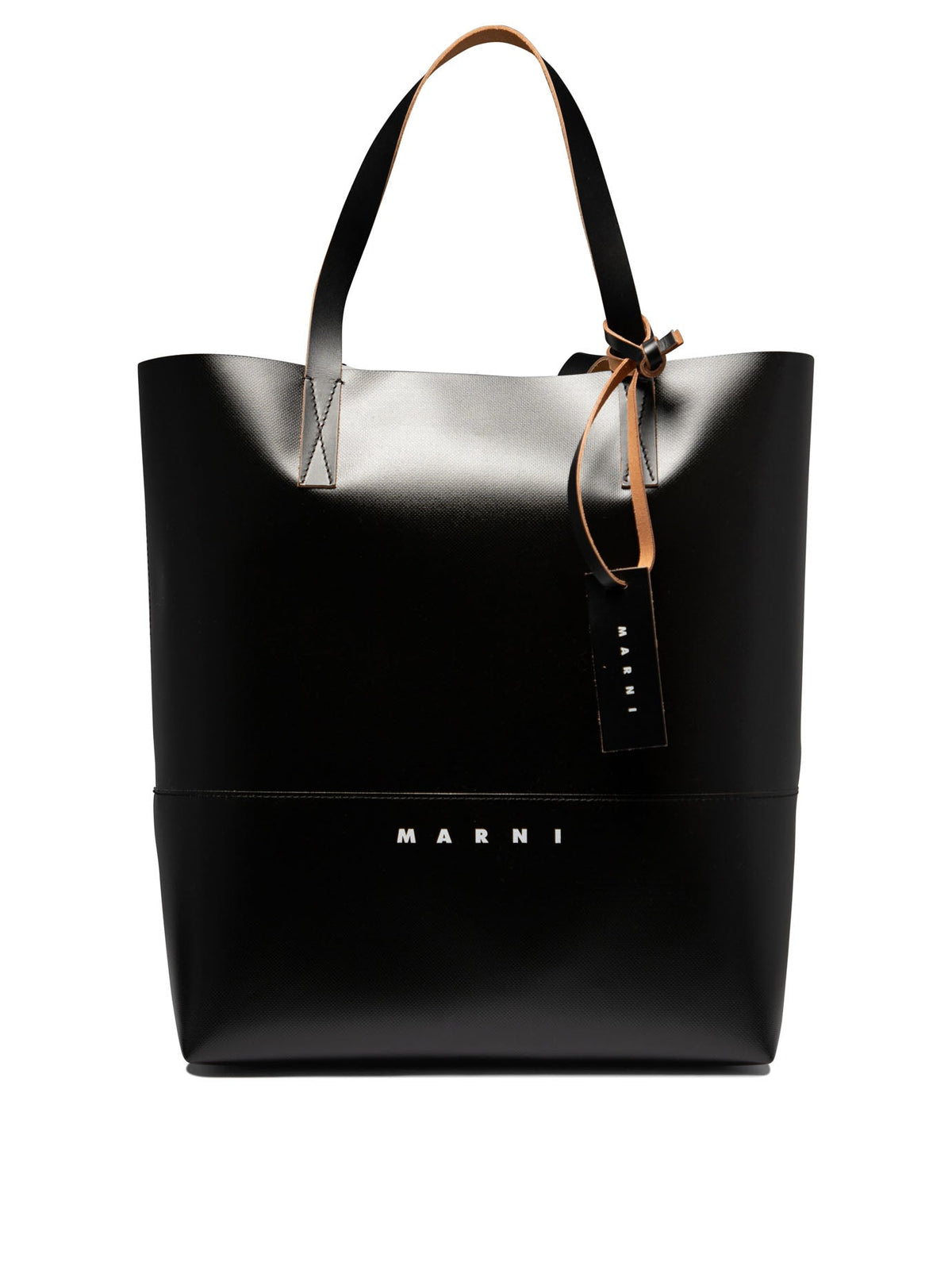 Marni Men's "tribeca" Shopping Bag in Black | SHMQ0037A1P576900N99