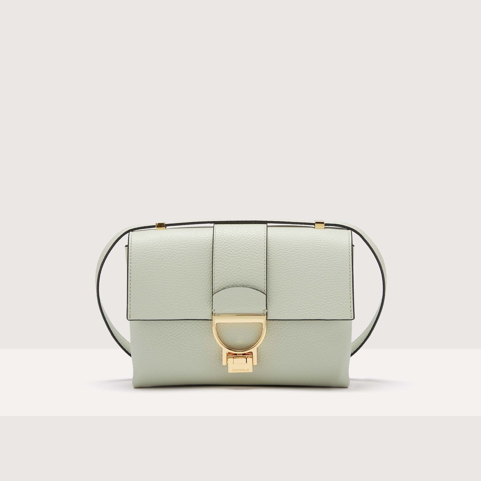 Coccinelle Grained Leather Shoulder Bag Arlettis