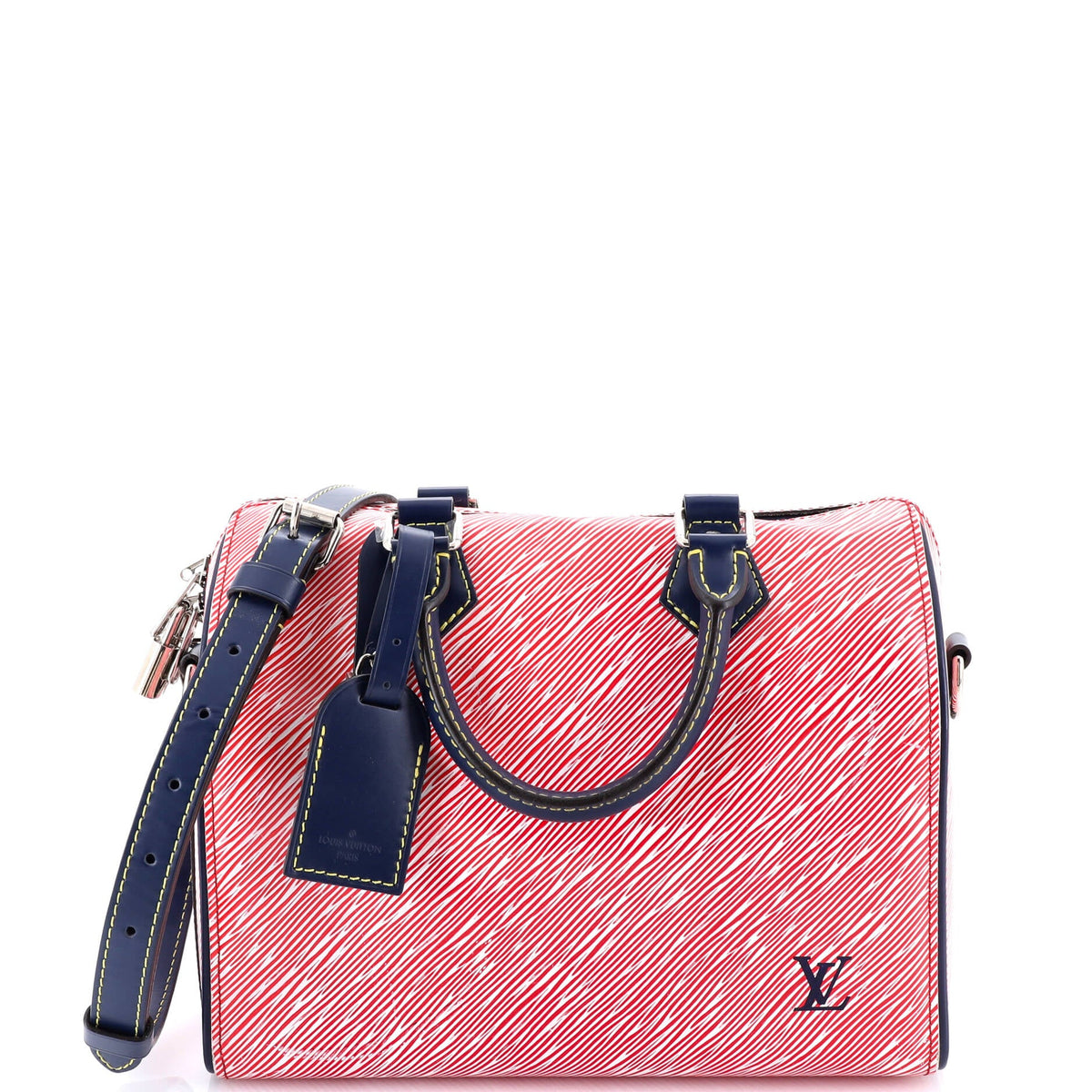 Louis Vuitton Speedy Bandouliere Bag Epi Leather 25