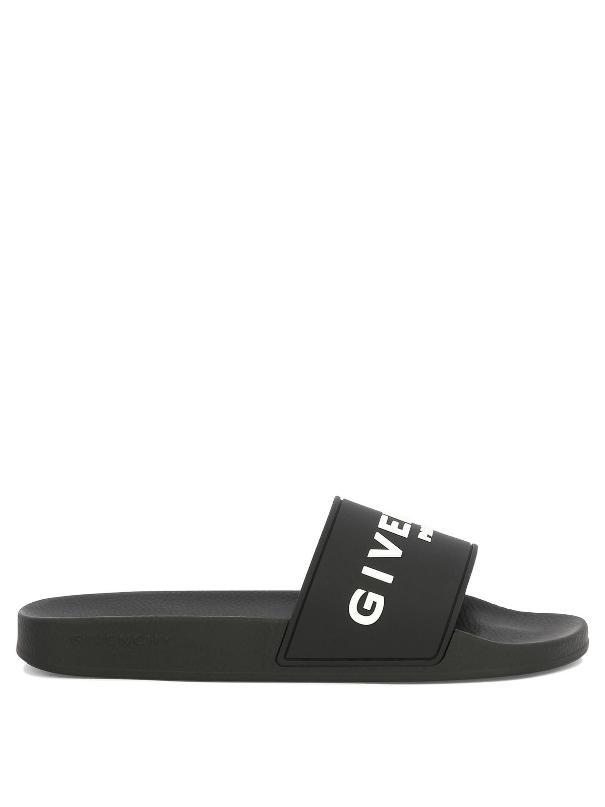 Givenchy Men's "slide" Sandals in Black | Size 41 | BH301TH1H4001