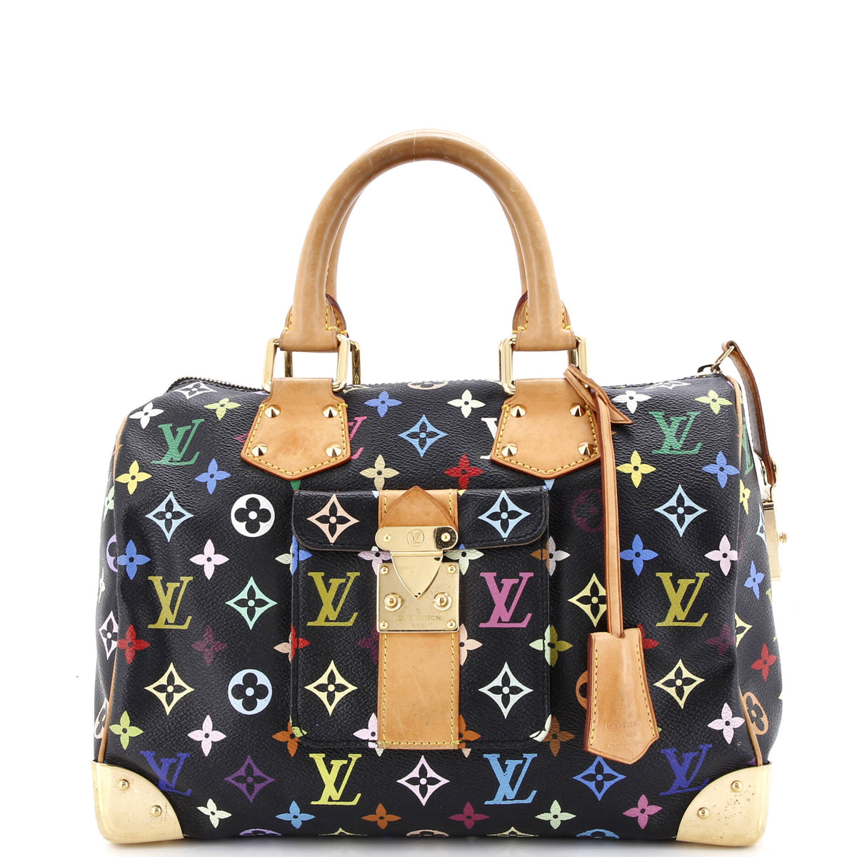 Louis Vuitton Speedy Handbag Monogram Multicolor 30