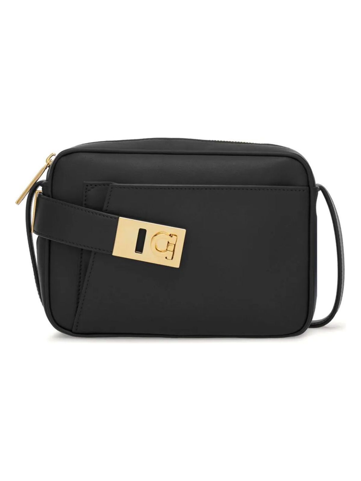 Ferragamo Women's Shoulder Archive Camera Case in Black | Size UNICA | 2162920769547