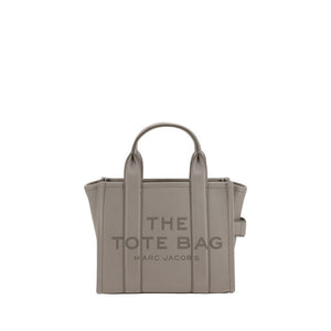 Marc Jacobs Belt Shoulder Shoulder Grained Calf Leather Tote Bag - Gray