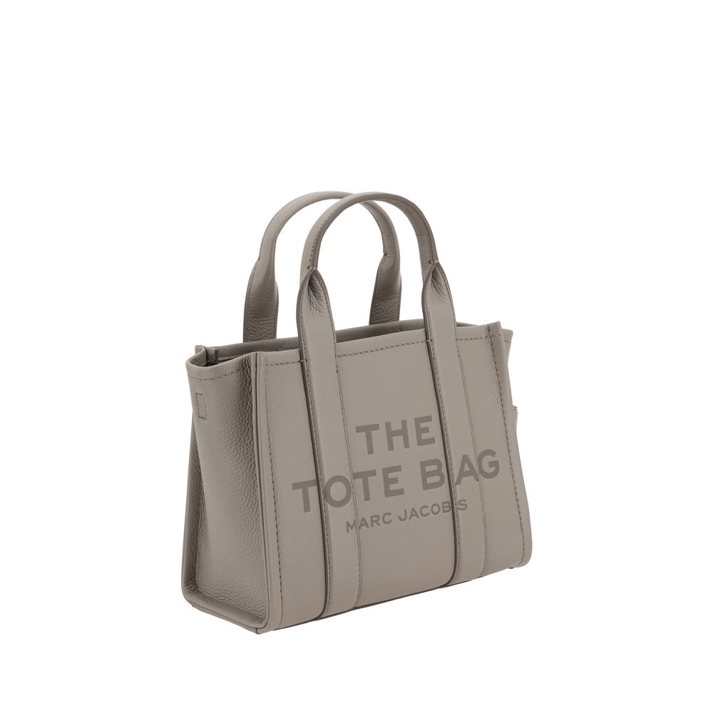 Marc Jacobs Marc Jacobs Belt Shoulder Shoulder Grained Calf Leather Tote Bag - Gray
