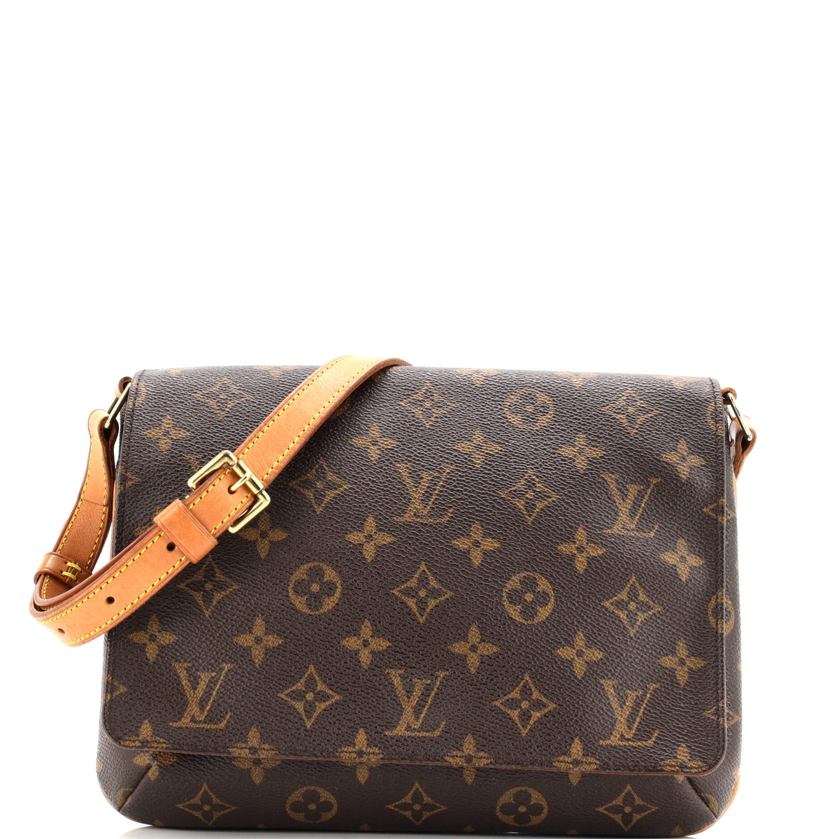 Louis Vuitton Musette Tango Handbag Monogram Canvas