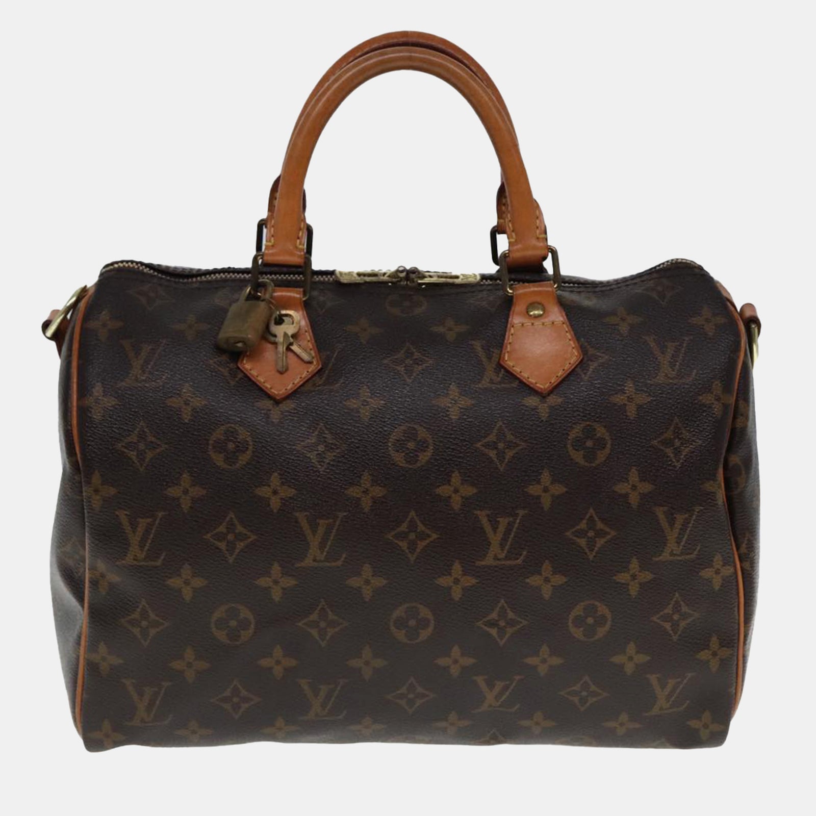 Louis Vuitton Braune Speedy Bandouliere 30 Reisetasche aus Canvas mit Monogramm