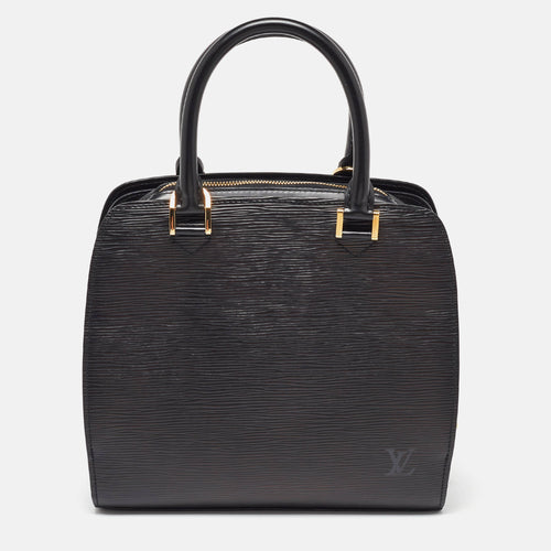 Black Epi Leather Pont Neuf PM Bag