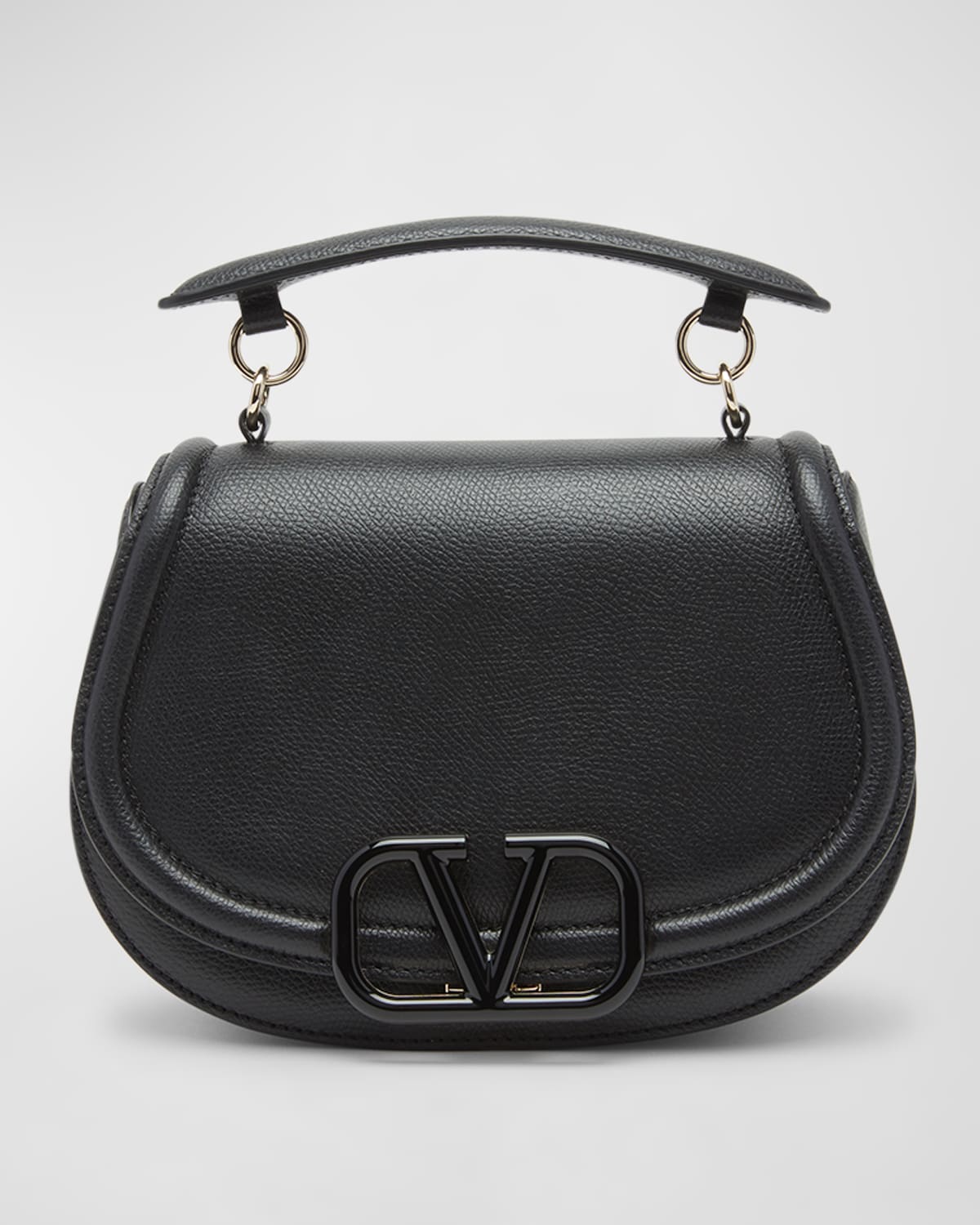 Valentino VSLING Saddle Leather Shoulder Bag