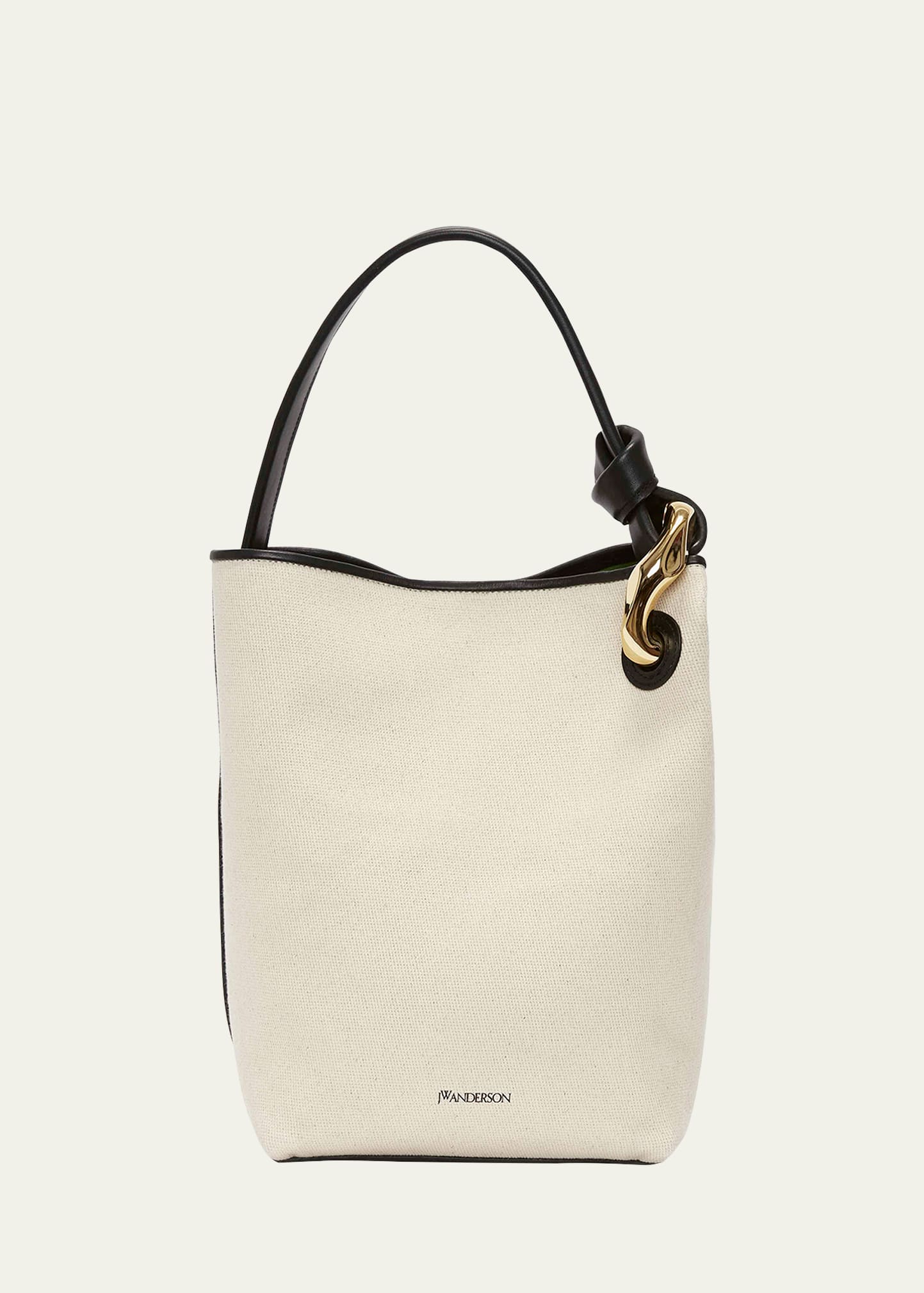 Jw Anderson Twill Canvas Chain Bucket Bag