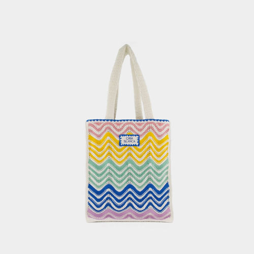Women's Wave Crochet Shopper Bag | APF24 Color BAG Color 103 Color 01