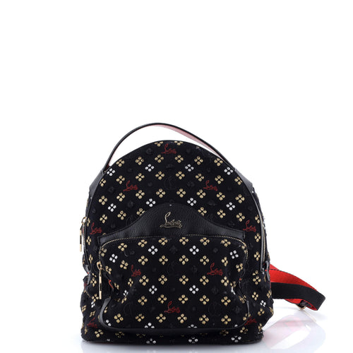 Backloubi Backpack Embroidered Canvas Small