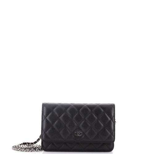 CHANEL Wallet on Chain Quilted Caviar