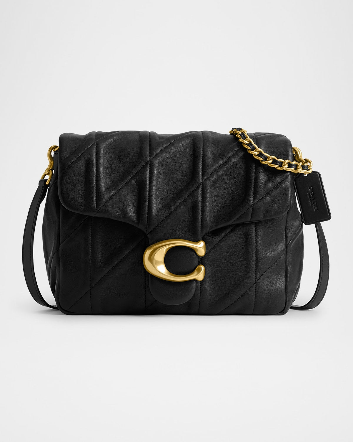 Coach Tabby 26 Time Square Quilted Leather Shoulder Bag