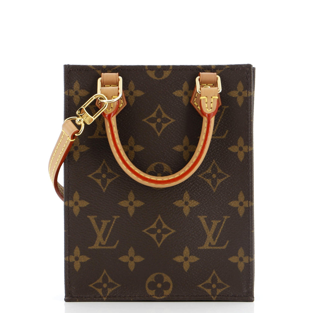 Louis Vuitton Petit Sac Plat Bag Monogram Canvas