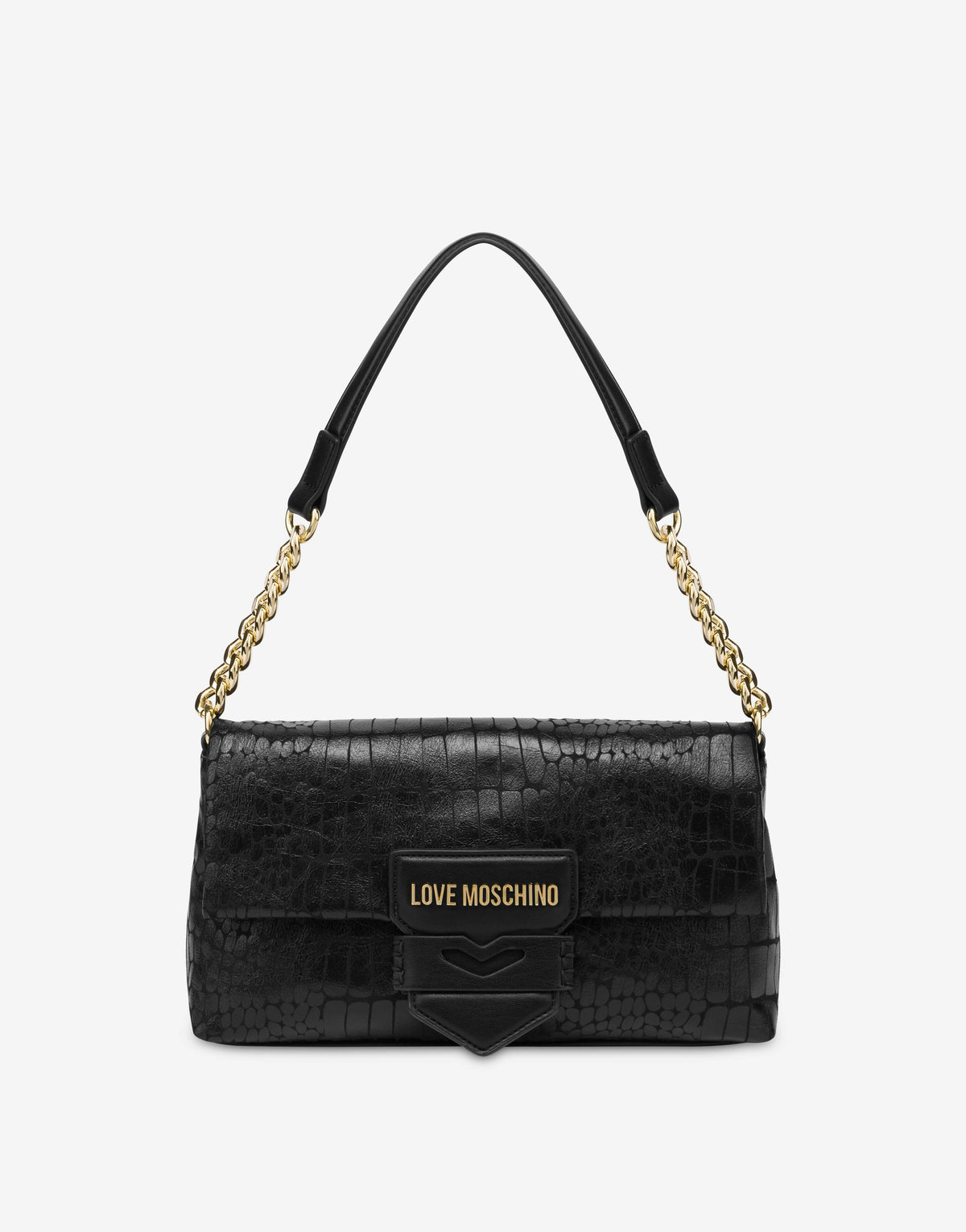 Love Moschino Sac À Bandoulière Super Soft Croco