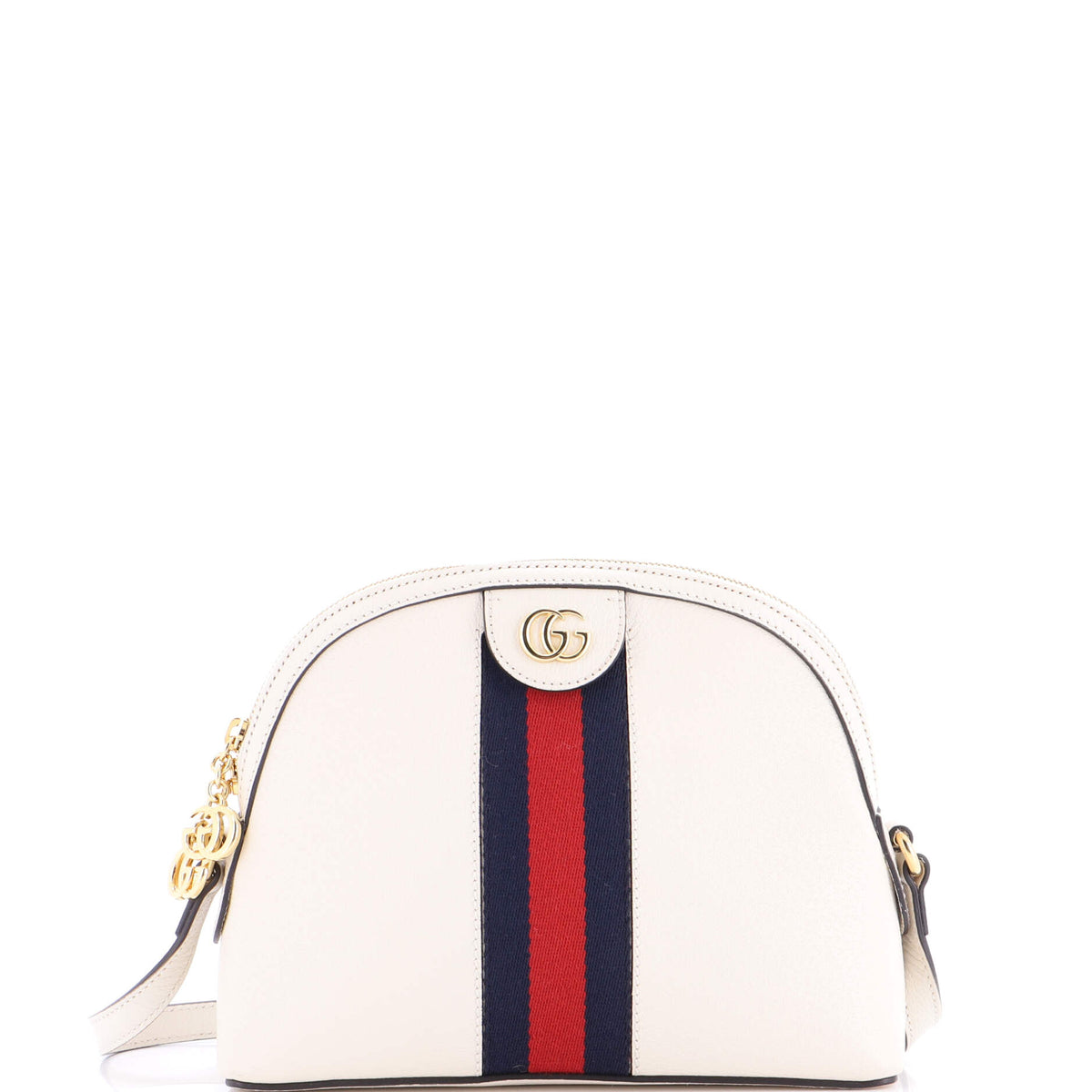 Gucci GUCCI Ophidia Dome Shoulder Bag Leather Small
