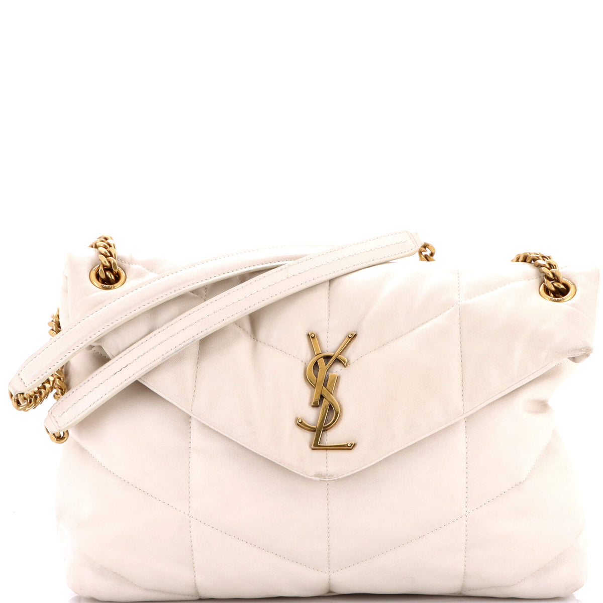 Saint Laurent Loulou Puffer Shoulder Bag Quilted Leather Medium