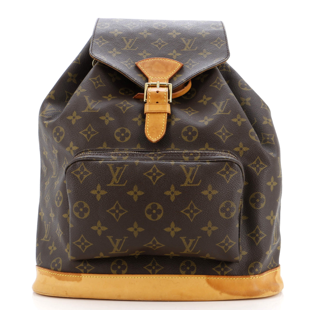 Louis Vuitton Vintage Montsouris Backpack Monogram Canvas GM