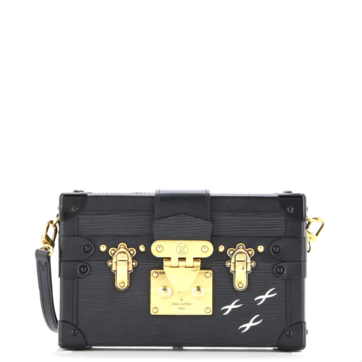 Louis Vuitton Petite Malle Handbag Epi Leather