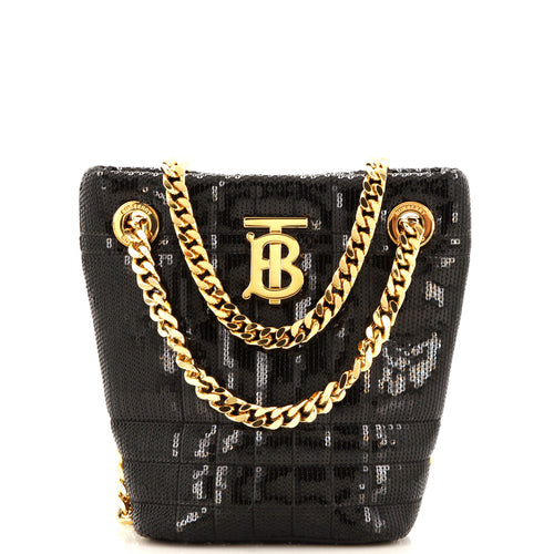 Lola Bucket Bag Quilted Sequin Mini