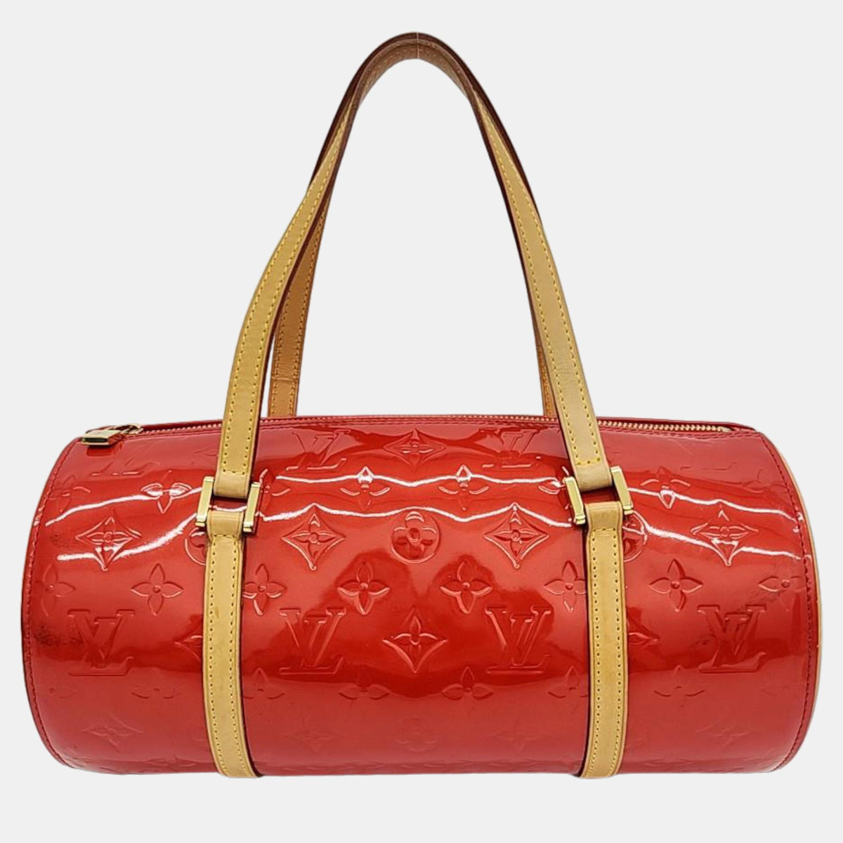 Louis Vuitton Red Monogram Vernis Bedford Bag