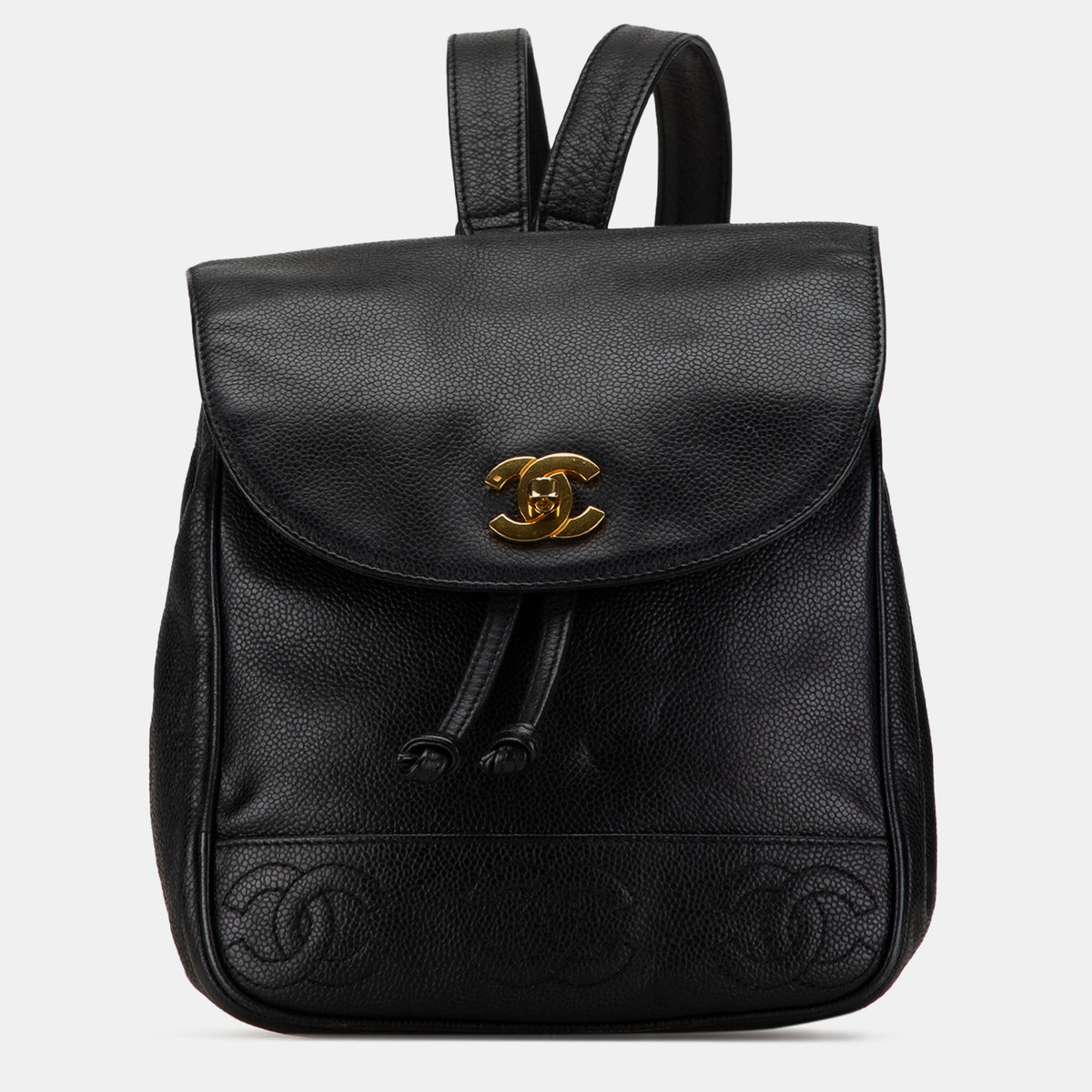Chanel Triple CC Caviar Backpack
