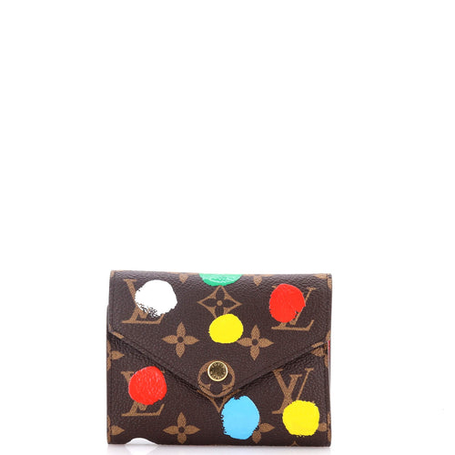 Victorine Wallet Yayoi Kusama Painted Dots Monogram Canvas