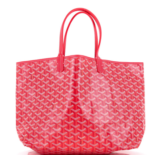 GOYARD Saint Louis Reversible Tote Coated Canvas and Printed Canvas PM