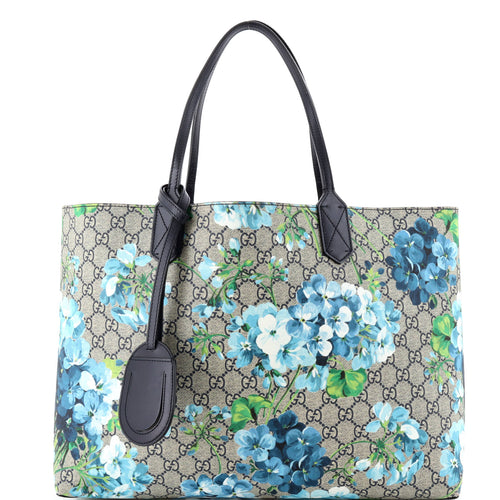 GUCCI Reversible Tote Blooms GG Print Leather Medium