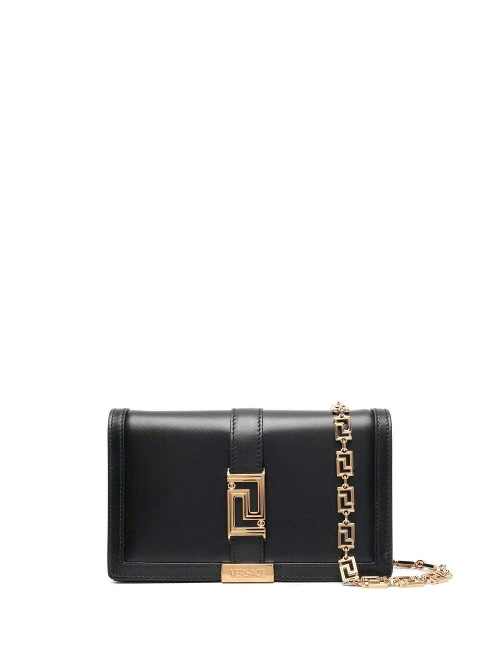 Versace Women's Greca Goddes Crossbody Bag in Black | 10072201A05134