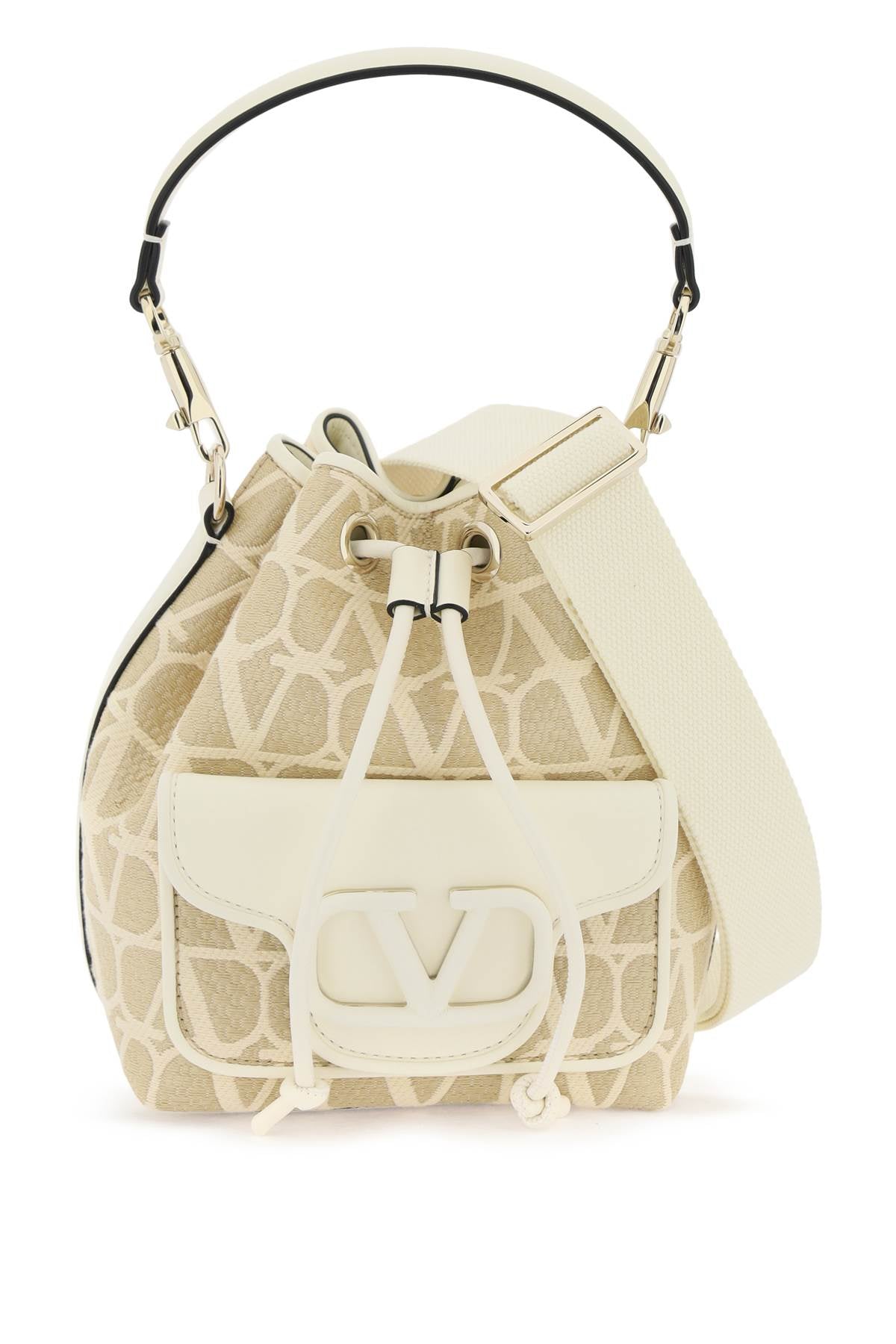 Valentino Locò Iconographer Toile Bucket Bag
