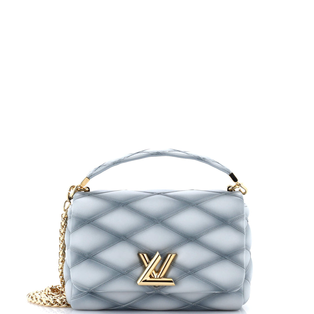 Louis Vuitton GO-14 Top Handle NM Handbag Malletage Leather MM