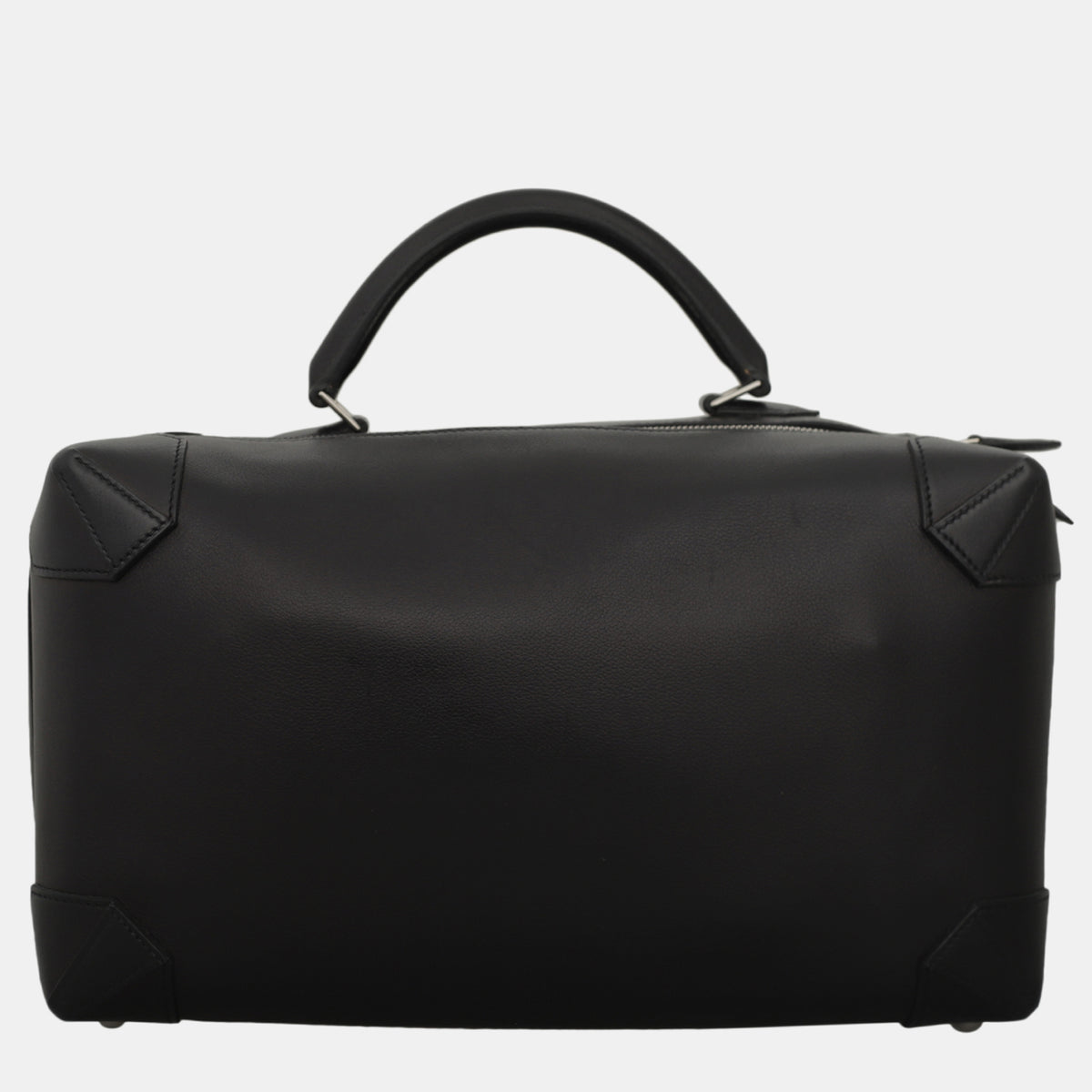 Hermès Noir Evercolor Maxibox 37 Bag