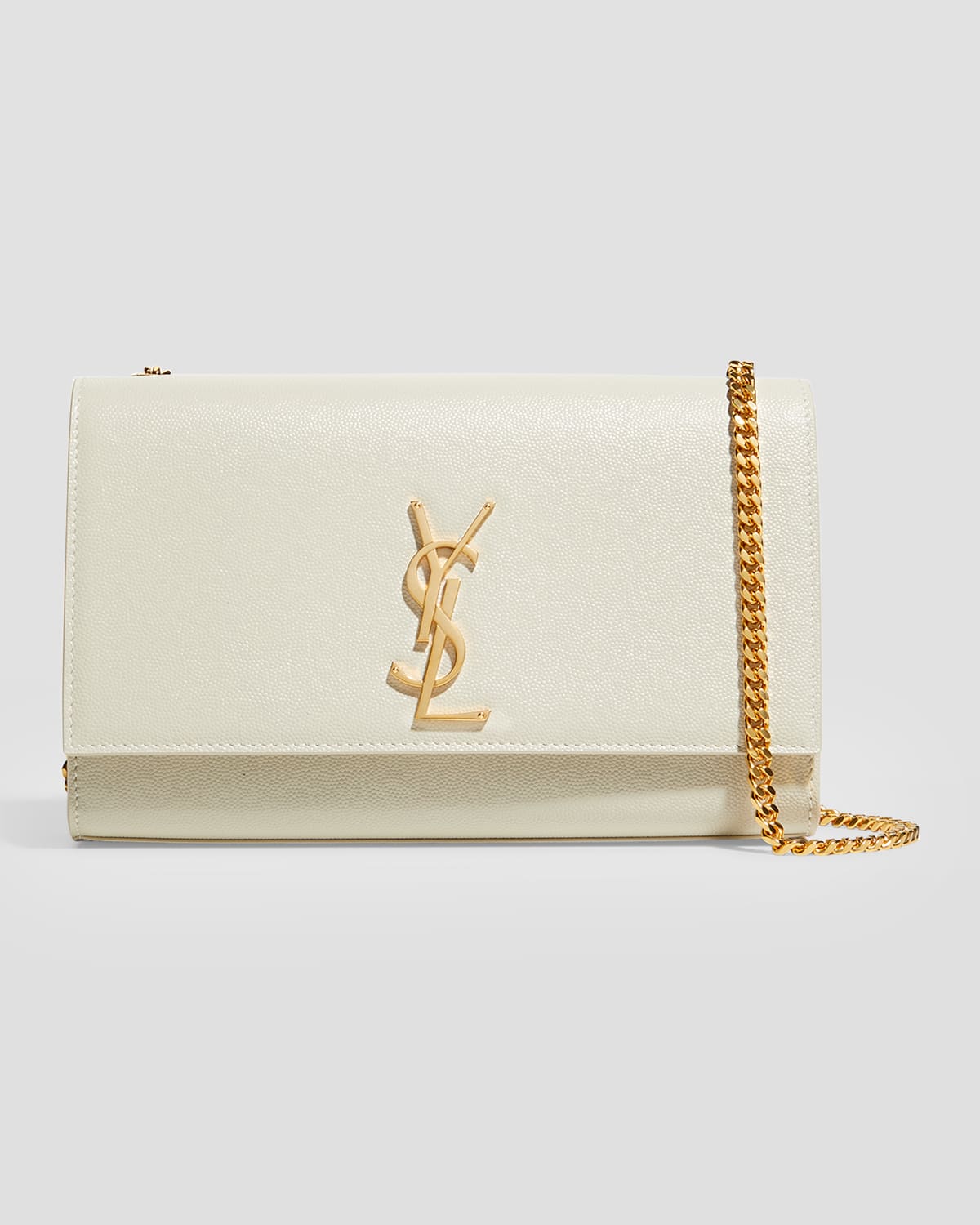 Saint Laurent Kate Medium YSL Crossbody Bag in Grained Leather