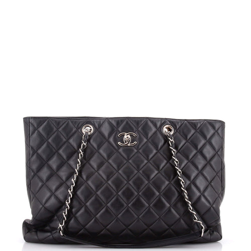 CHANEL Classic CC Shopping Tote Quilted Calfskin Large