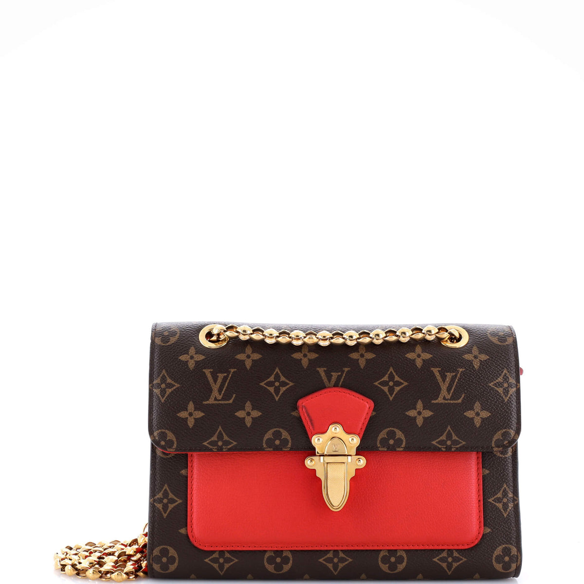 Louis Vuitton Victoire Handbag Monogram Canvas and Leather