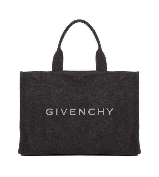 Givenchy Men's Canvas Tote Bag in Black | BK50DXK1Y2 Color 001