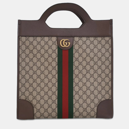 GG Supreme Ophidia Vertical Tote Bag