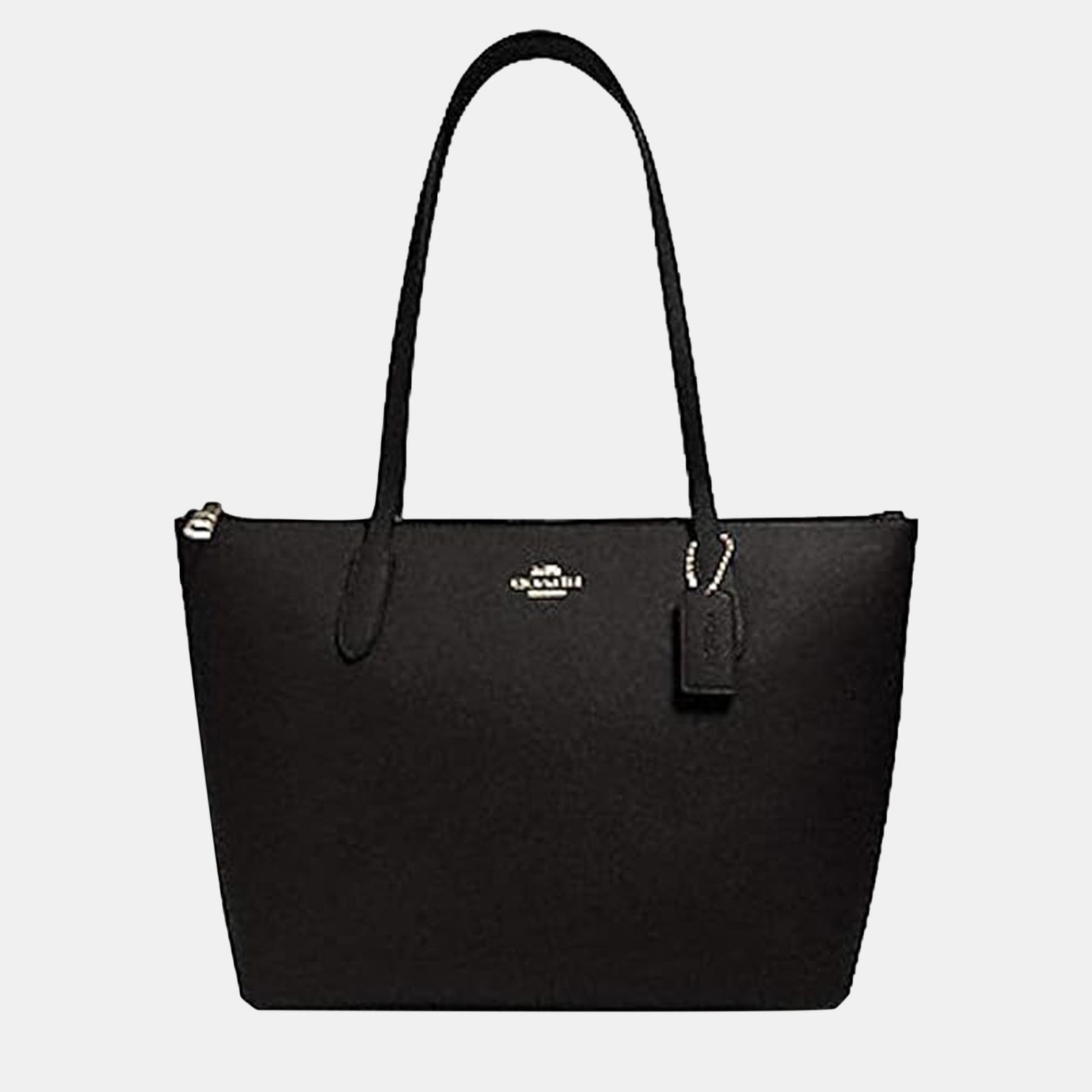 Coach Black Crossgrain Leather Handbag