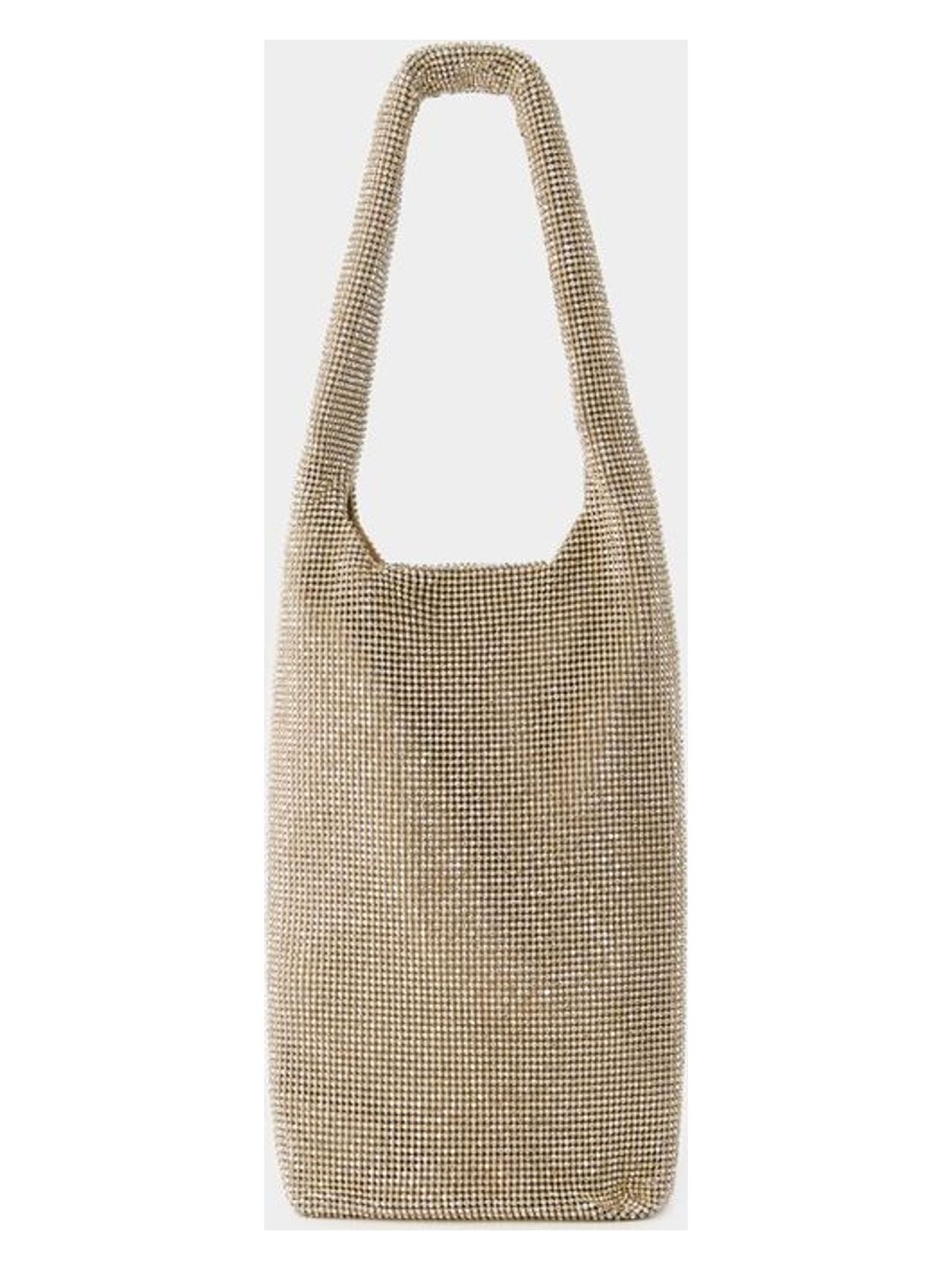 Kara Women's Crystal Mesh Wine Cooler Bag in Beige | HB381 Color 1825
