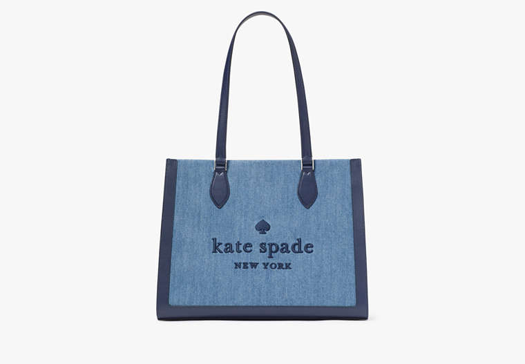 Kate Spade New York Grand sac fourre-tout en jean Ellie