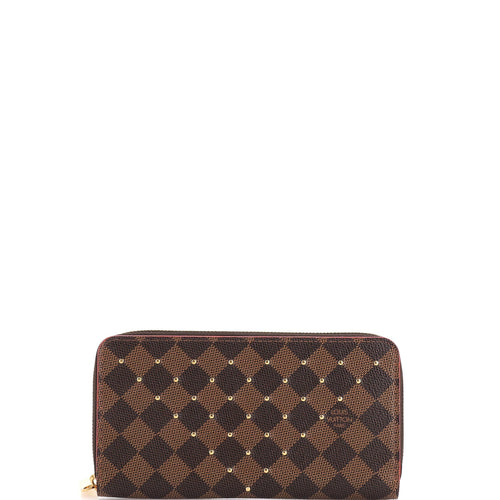 Zippy Wallet Studded Damier