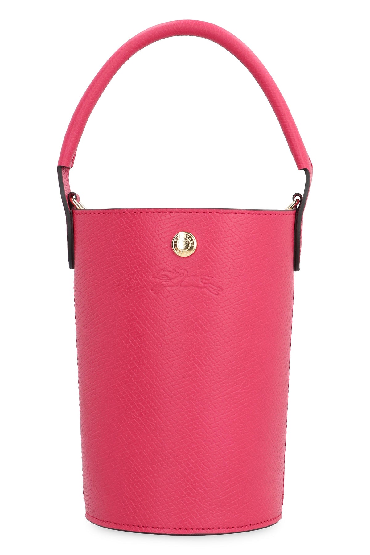 Longchamp Women's Xs Ãpure Leather Bucket Bag in Fuchsia | 10213HYZ Color J13