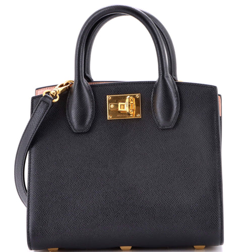 Studio Box Satchel Leather Small