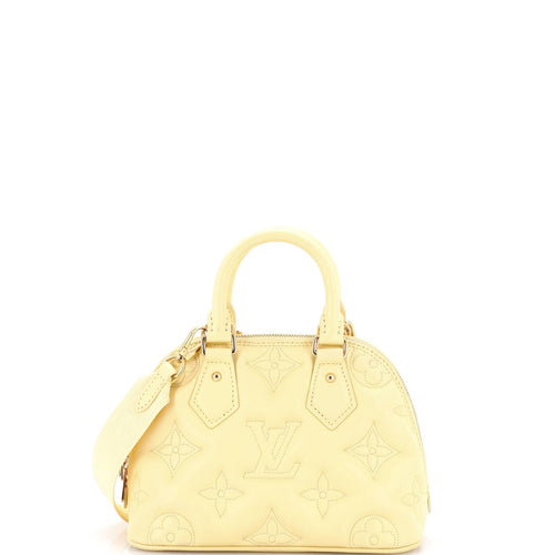 Alma Handbag Bubblegram Leather BB