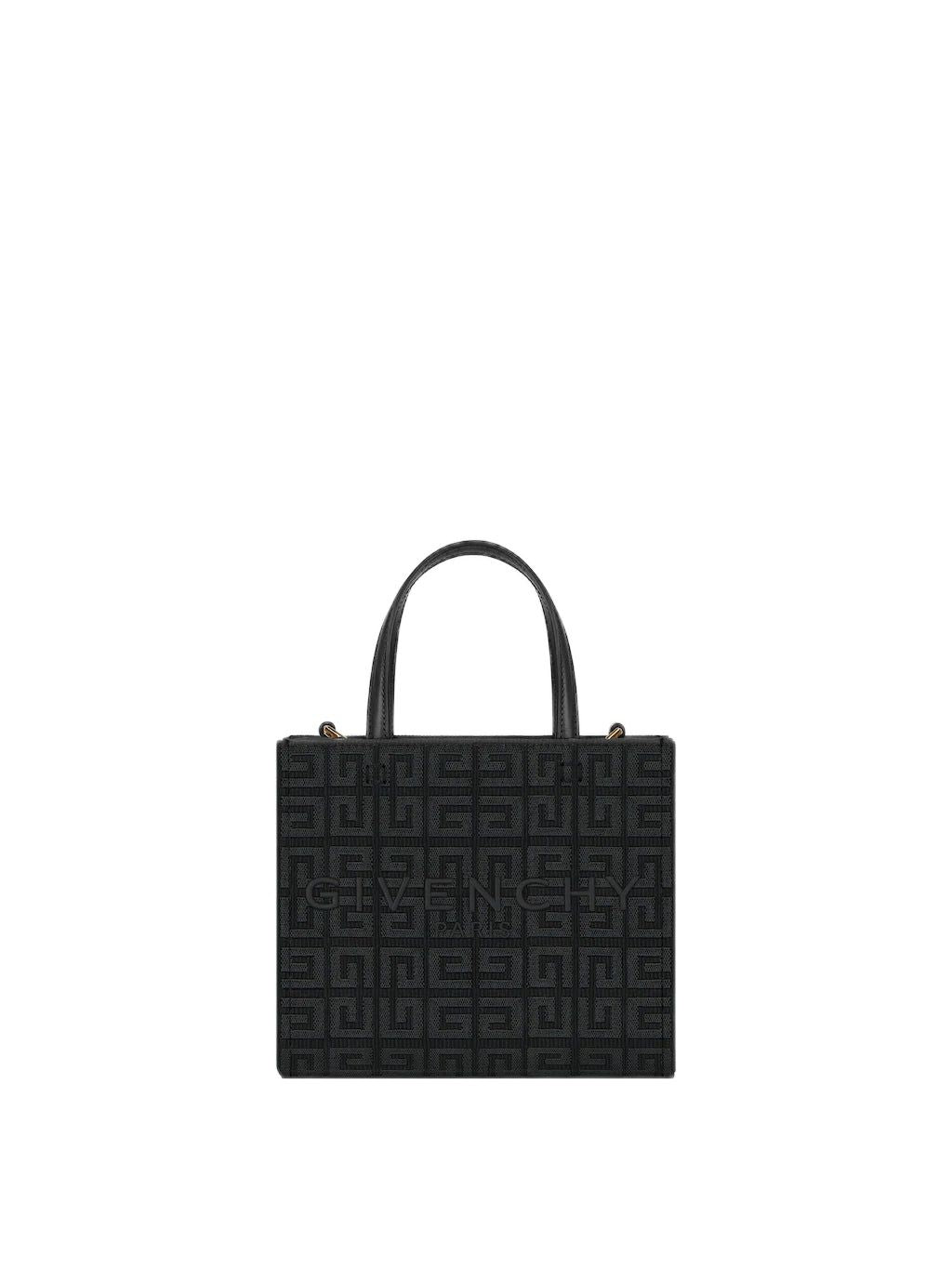 Givenchy Women's 4G Embroidered Mini Tote in Black | Size UNI | BB50N0B1ME